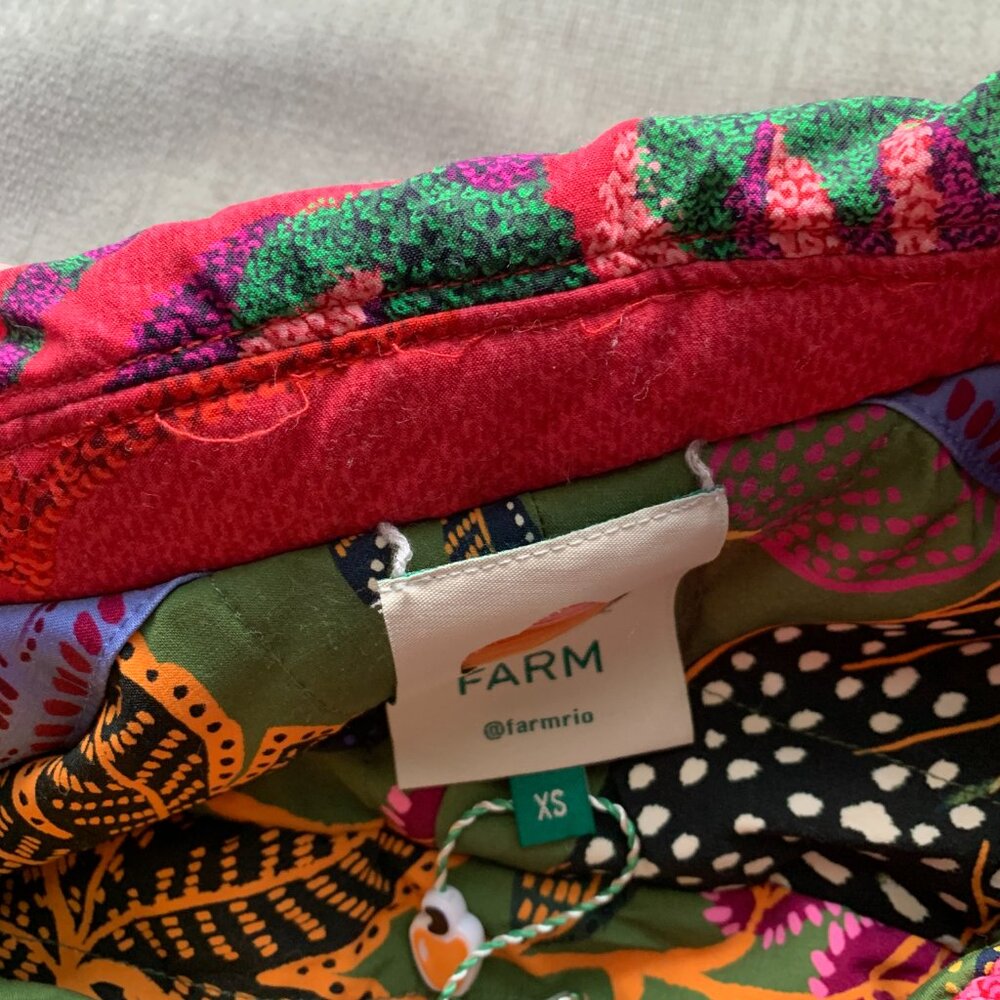 Farm Rio Mixed Prints Tapestry Reversible Jacket - Picture 7 of 15